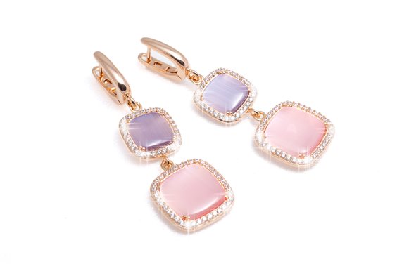 Orecchini Madì Donna Luce in Argento Quarzo idrotermale 39048 - 39048